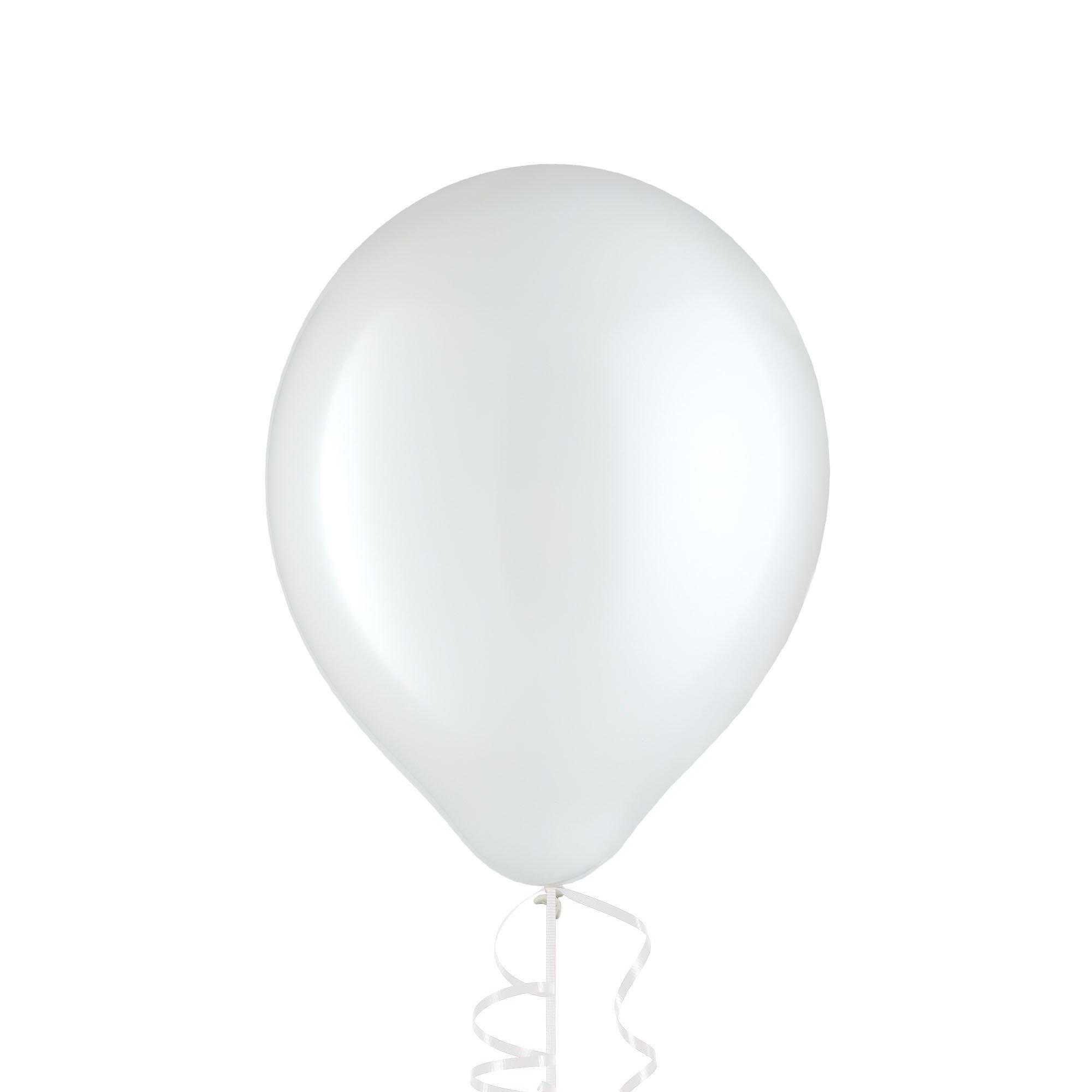 White Balloon, 12in, 1ct Party City